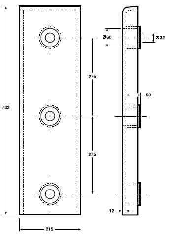 Dock Bumper Buffer Metal Dock Plates